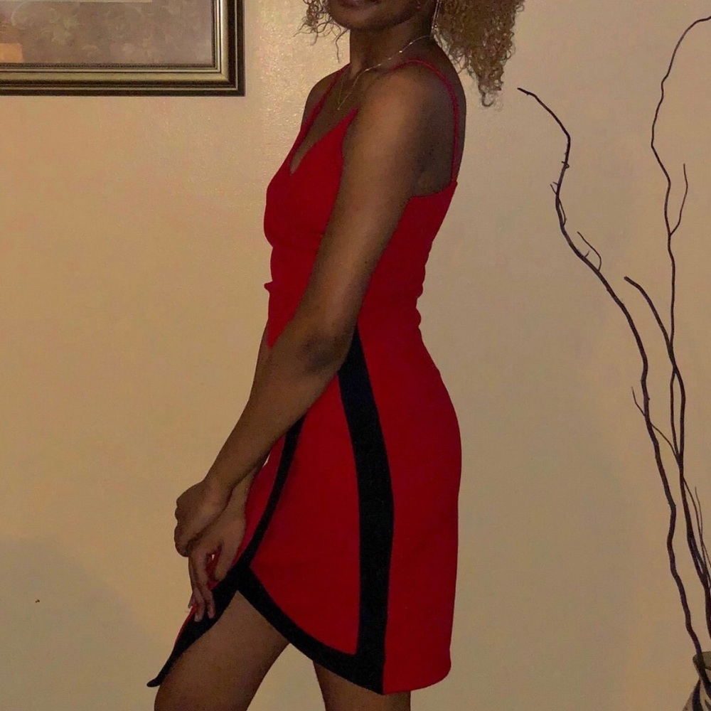 Tight Fitting Asymmetrical Dress